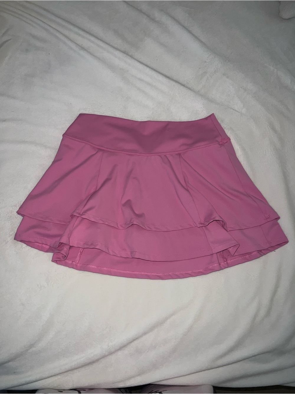 Ultra Flirt Pink Tiered Skater Skirt